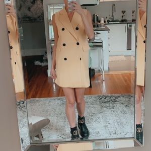 Double Breasted Vest-Dress